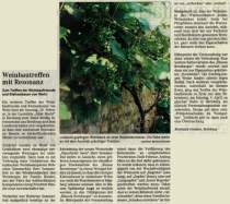 Pressebeitrag 'Weinbautreffen mit Resonanz' MZ 03.03.2004